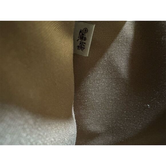 Coach Nina Tote Bag Beige Leather - Picture 13 of 14